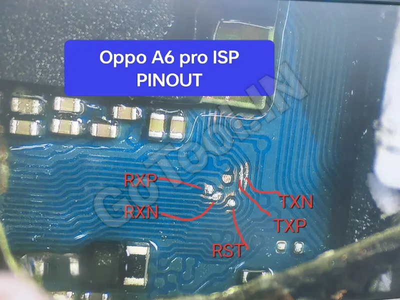 Oppo A6 pro ISP PINOUT