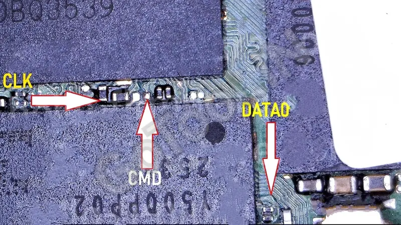 Vivo Y05 isp pinout